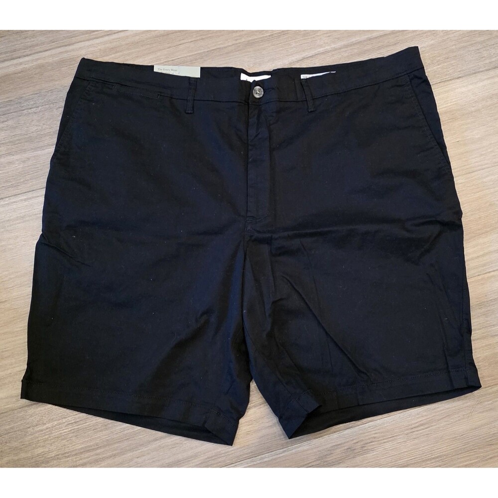 Goodfellow & Co Men's The Every Wear Flat-front Shorts 9" Inseam Size 42 Black